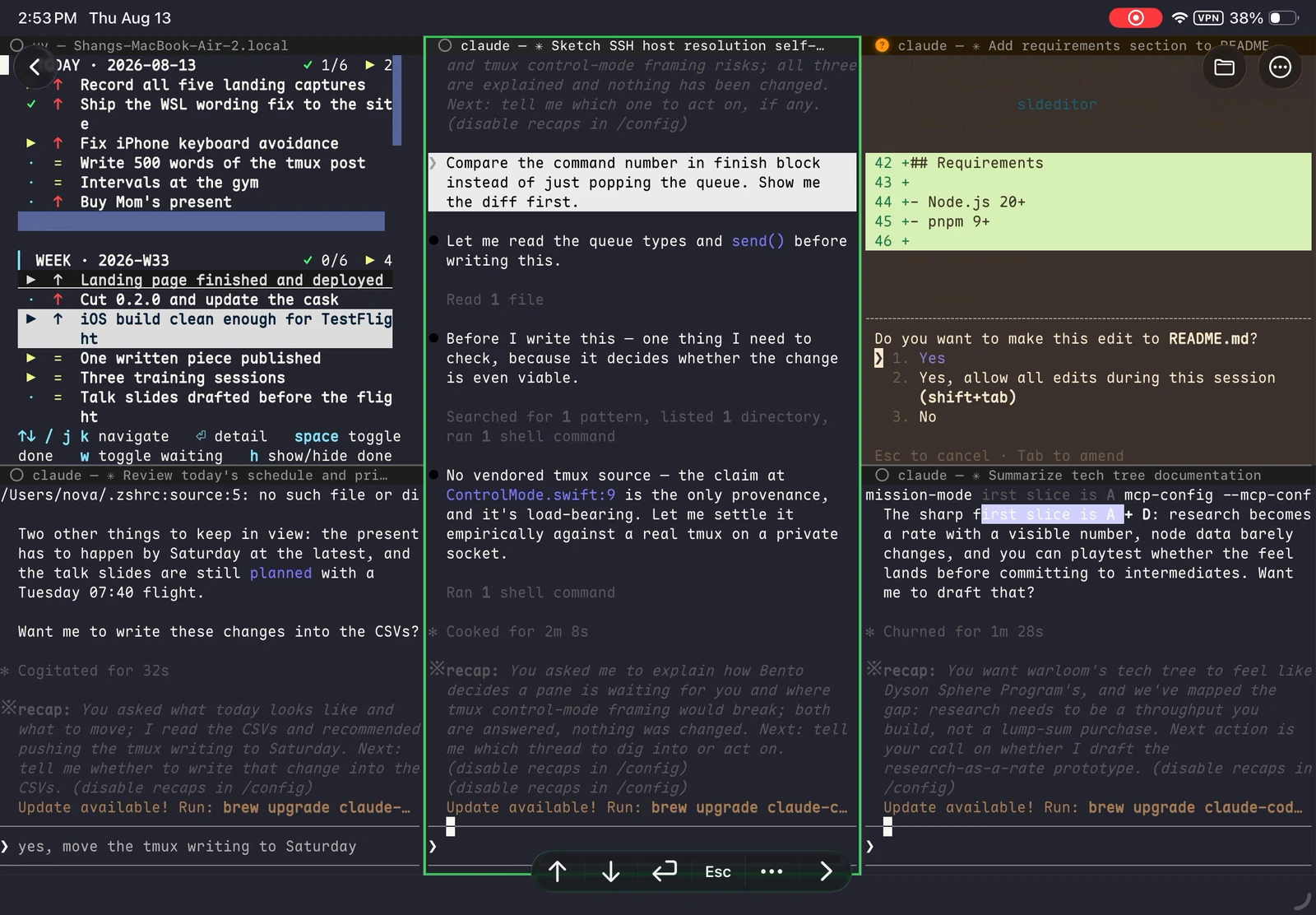 BentoTerm screenshot 2
